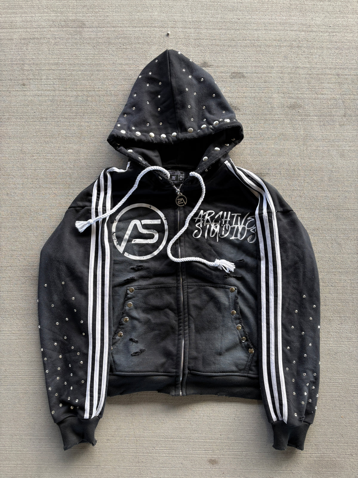 Reconstructed Zip-Up Jacket (PRE-MADE) – Archive Studios