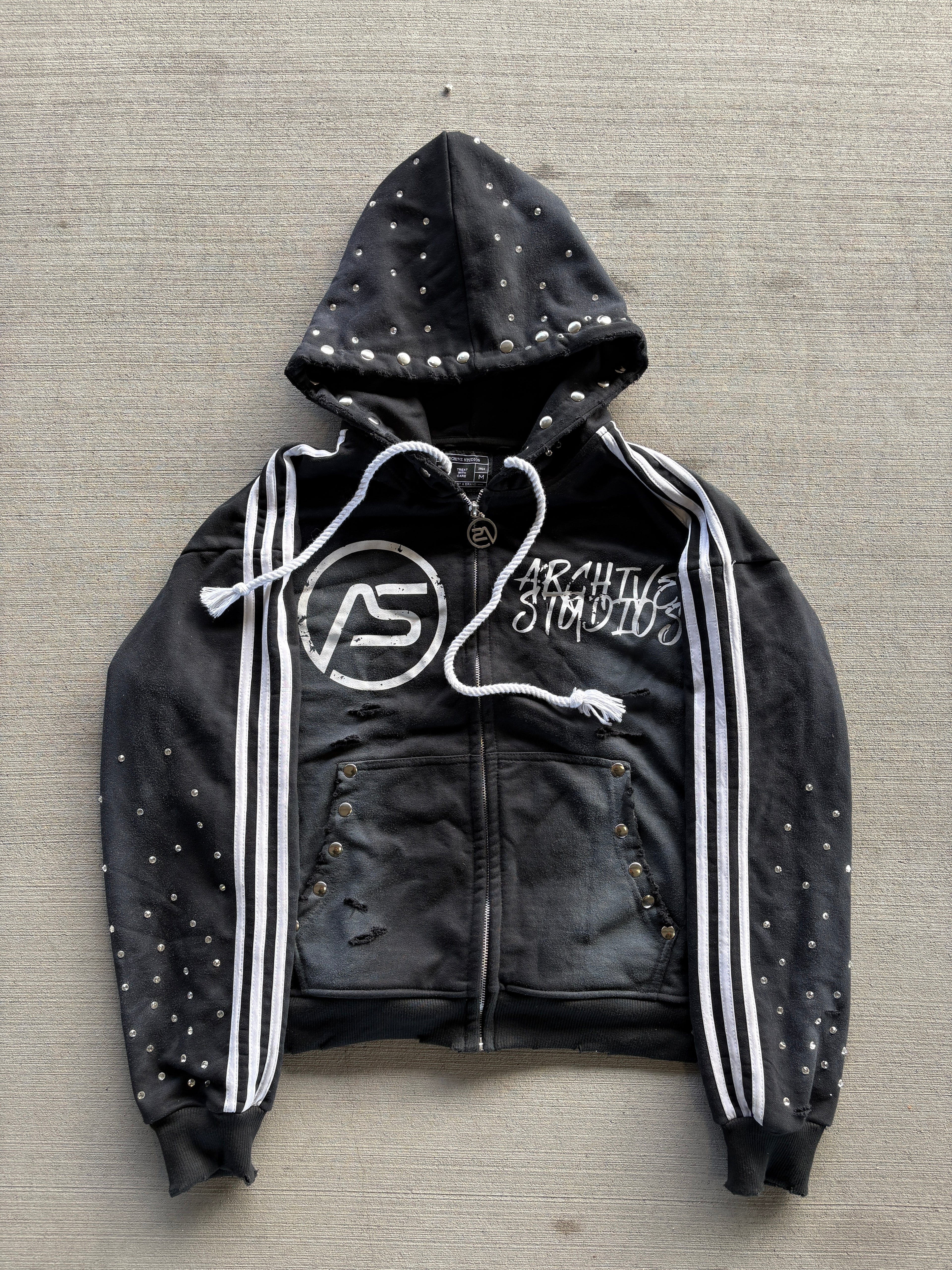 Reconstructed Zip-Up Jacket (PRE-MADE)