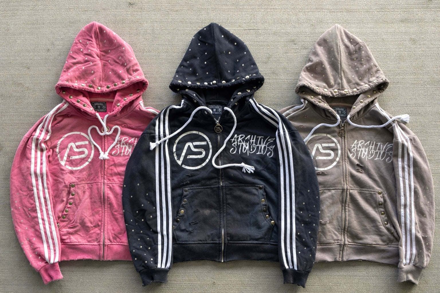 Reconstructed Zip-Up Jacket (PRE-MADE)